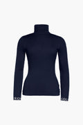 Mira Long Sleeve Knit Sweater - French Blue