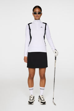 Mae Quarter Zip Mid Layer - White