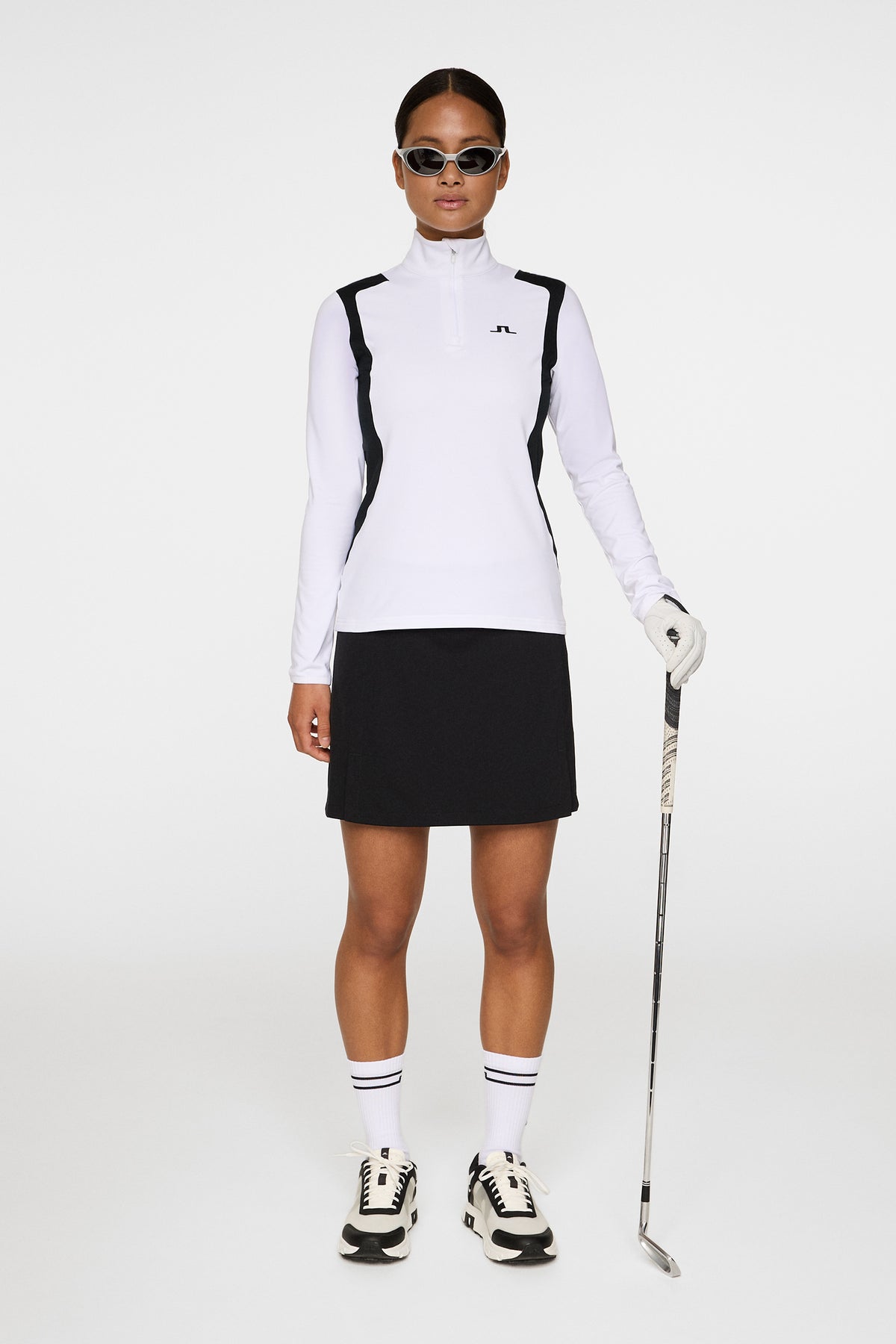 Mae Quarter Zip Mid Layer - White