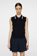 Ramona Knitted Polo Shirt - Jl Navy