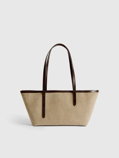 Gaiba Suede/Printed Lizard - Avena/Walnut