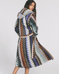 Giacomo Bathrobe Hooded - Green Multicolor
