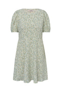 Gino Dress - Pale Mint/Off White