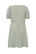 Gino Dress - Pale Mint/Off White