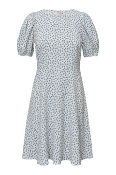 Gino Dress - White/Blue