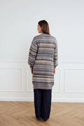 Gio Knit Cardigan - Light Grey Mix