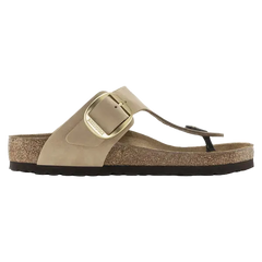 Gizeh Big Buckle Nubuck Leather Regular - Sandcastle