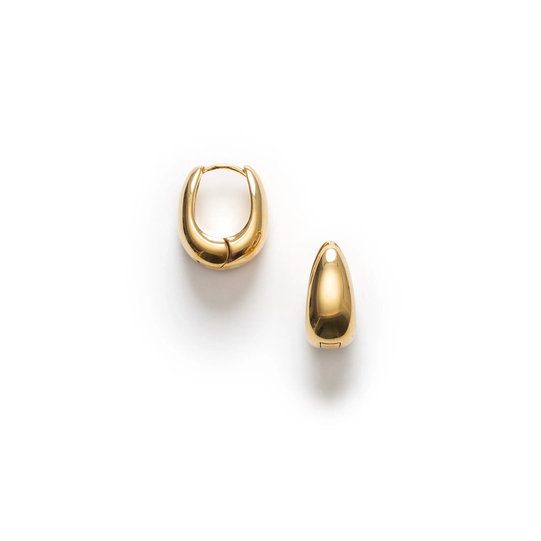 Golden Curve Hoops Petit - Gold