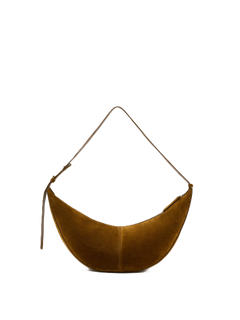 Slide Bag In Soft Suede - Fern