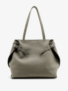 Days Tote In Pebbled Calf Skin - Slate
