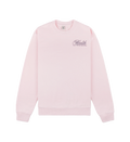 Health Script Crewneck - Pink Dolphin