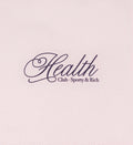 Health Script Crewneck - Pink Dolphin