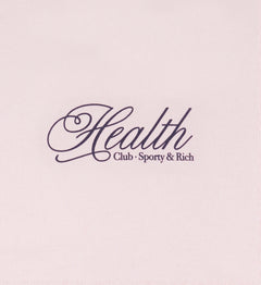 Health Script Crewneck - Pink Dolphin
