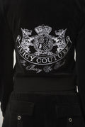 Heritage Dog Crest Robyn Hoodie - Black