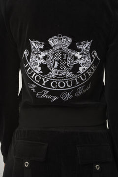 Heritage Dog Crest Robyn Hoodie - Black