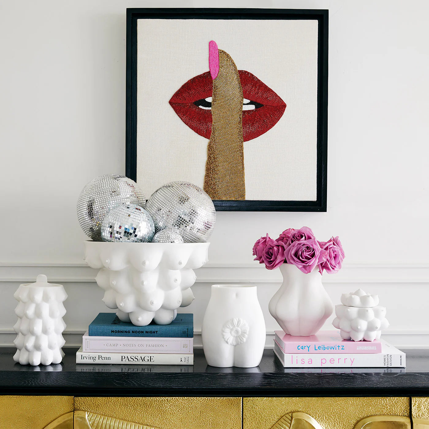Edie Vase - White