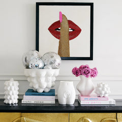 Edie Vase - White