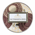 Mini Tin Candle - Gilt Pomander & Hinoki