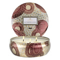 3 Wick Tin Candle - Gilt Pomander & Hinoki