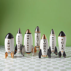 Rocket Decanter Vodka - White