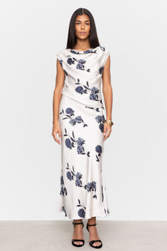 Hyro Skirt - Cream Hydra Print