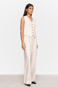 Vivienne Vest - Light Sand Melange