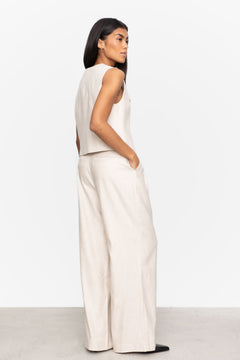 Vivienne Vest - Light Sand Melange