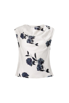 Haidi Top - Cream Hydra Print