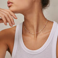 Lola Necklace - Rainbow Silver