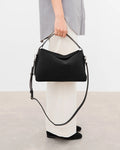 Helia Handbag - Suede Black