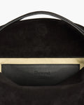Helia Handbag - Suede Black