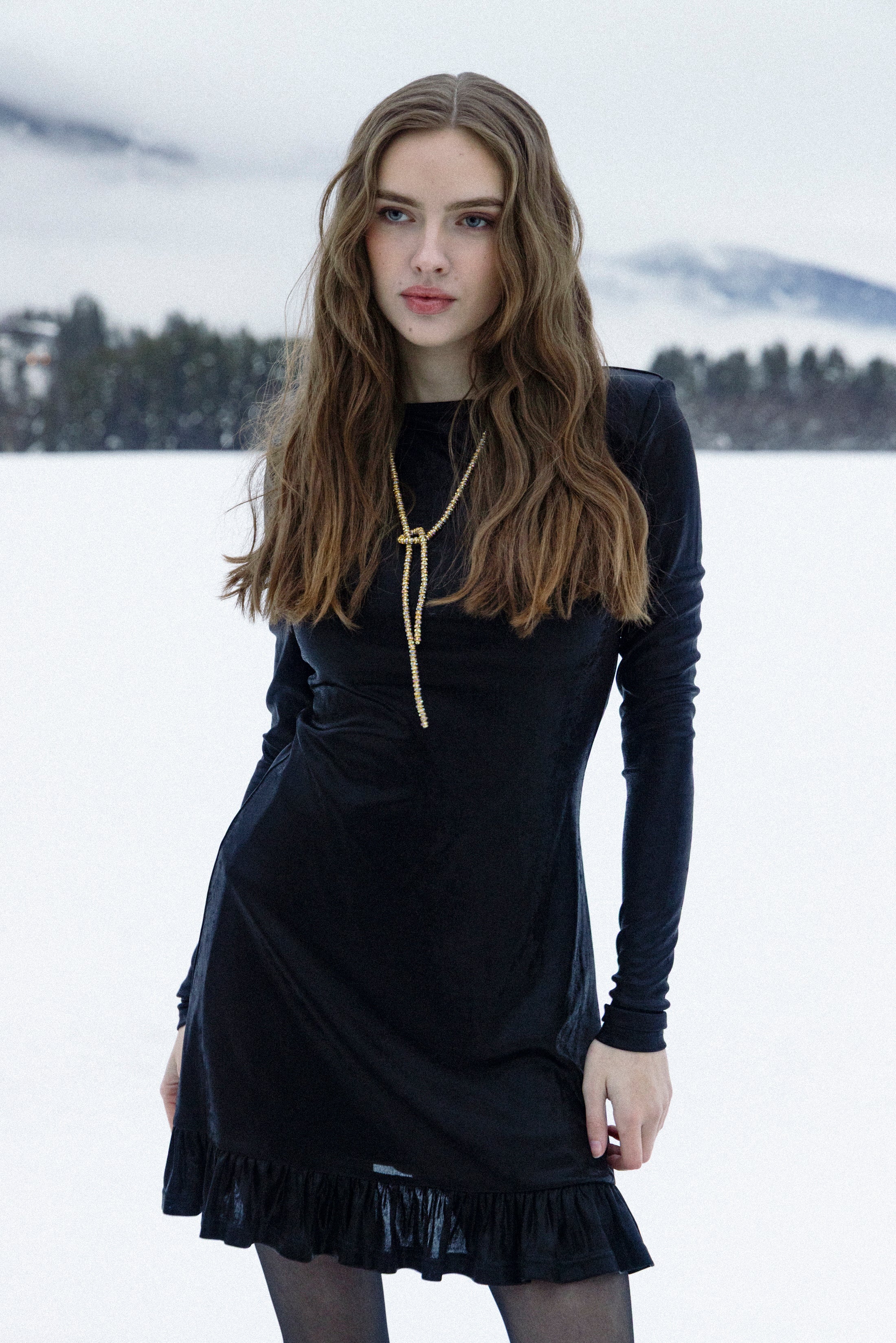 Signe Bodycon Mini Dress - Black