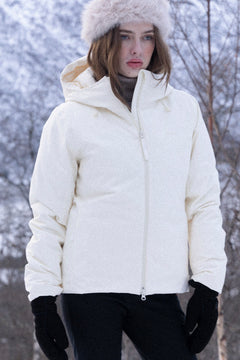W Tryvann Lt Down Jacket - Ecru