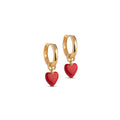 Amore Hoops - Red