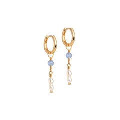 Liva Hoops - Blue Quartz