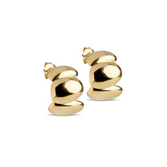 Melia Chunky Hoops - Gold