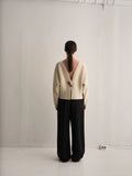 Horn Cardigan - Cream