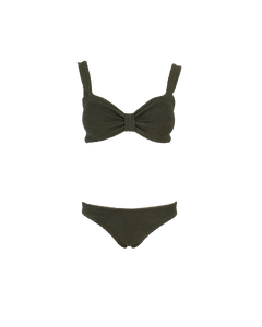 Bonnie Bikini - Metallic Khaki