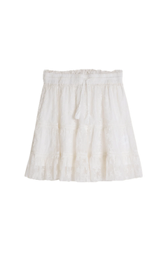 Hutton Embroidery - White