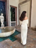 Turn Up Dress - Cream