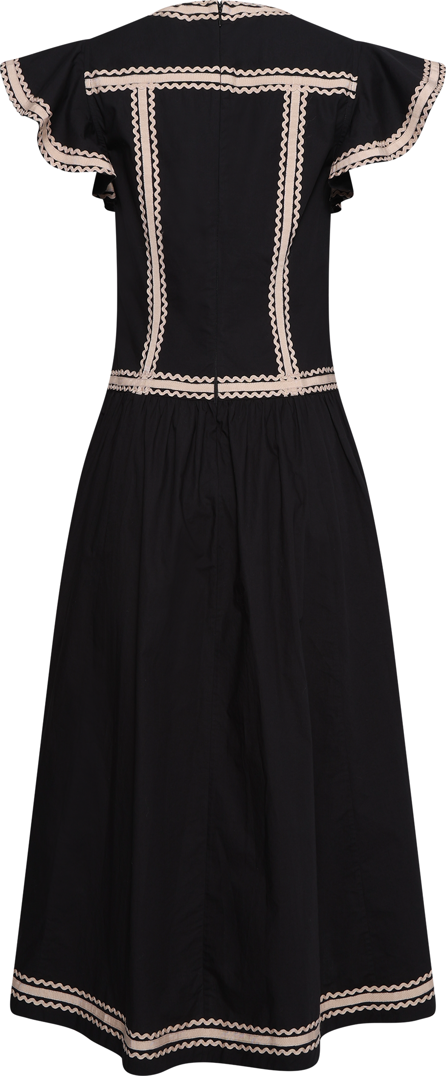 Concetta Sl Midi Dress - Noir