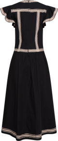 Concetta Sl Midi Dress - Noir