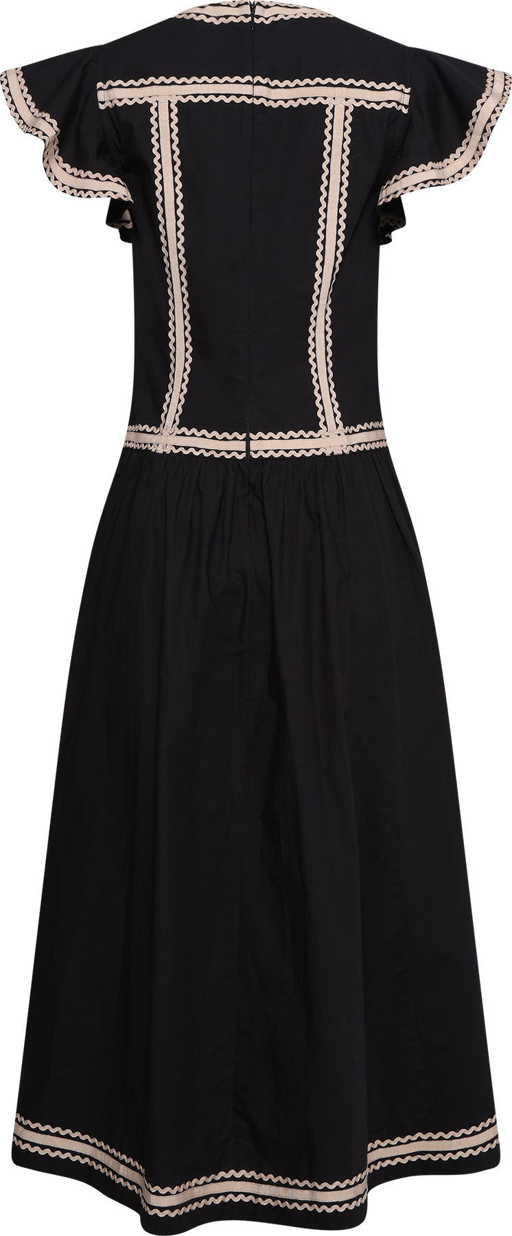 Concetta Sl Midi Dress - Noir