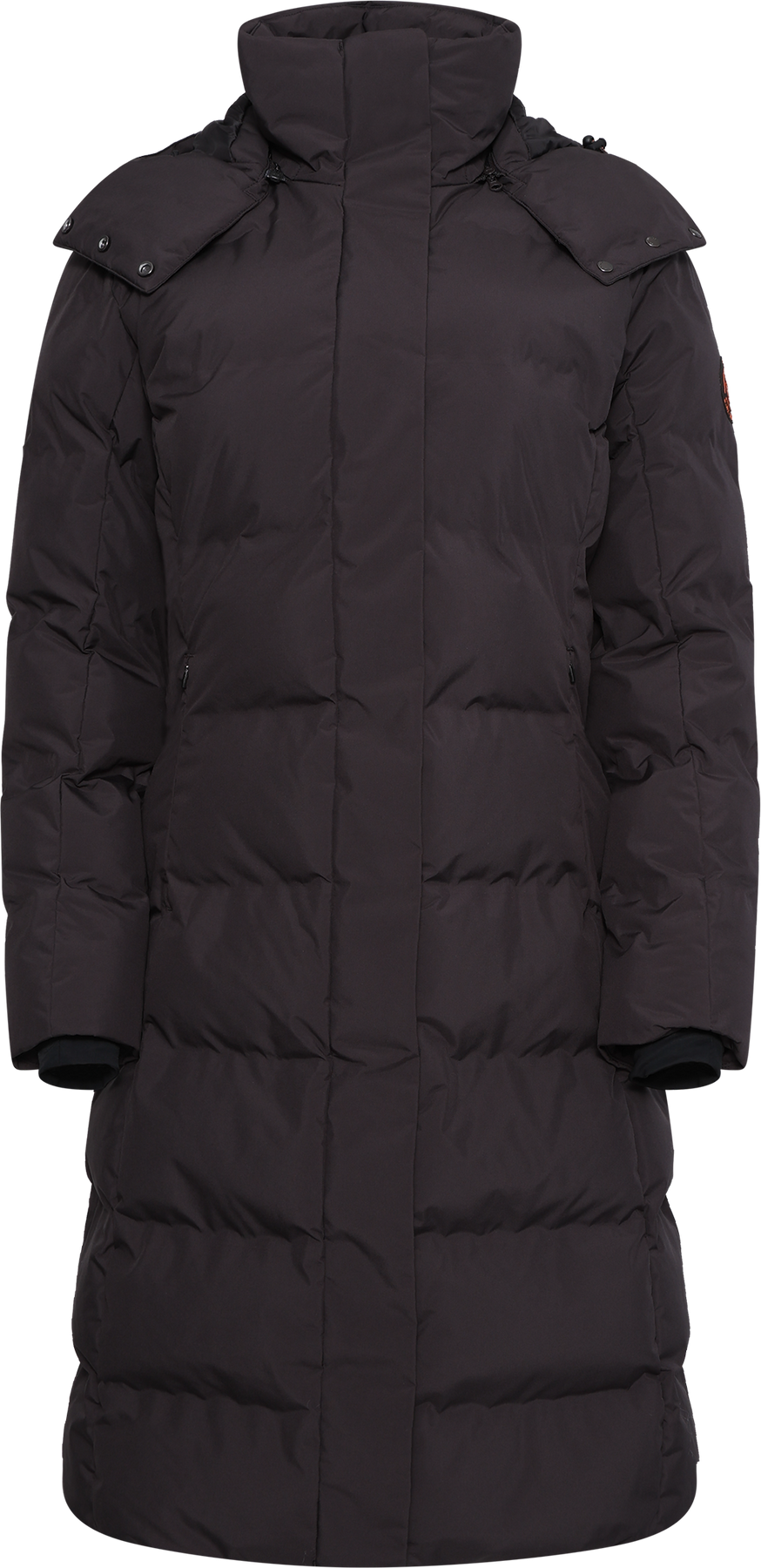Helsinki Hooded Parka - Brown Black