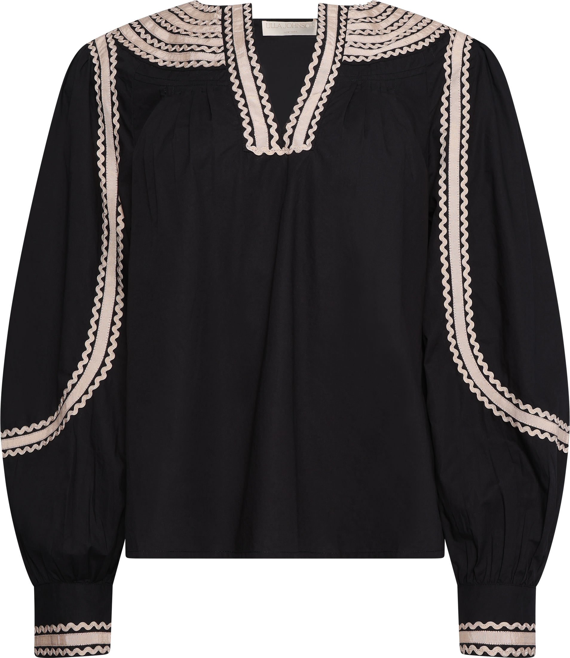 Laurenza Long Sleeve Top - Noir