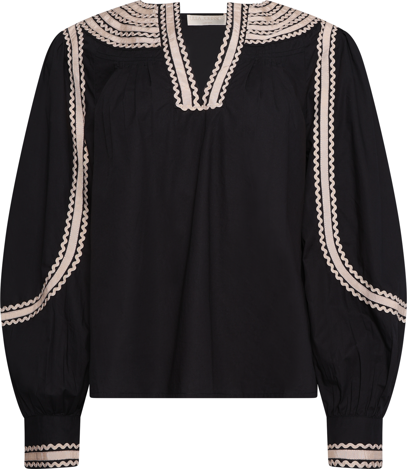 Laurenza Long Sleeve Top - Noir
