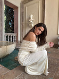 Turn Up Dress - Cream