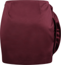 Satin Big Flower Skirt - Zinfandel
