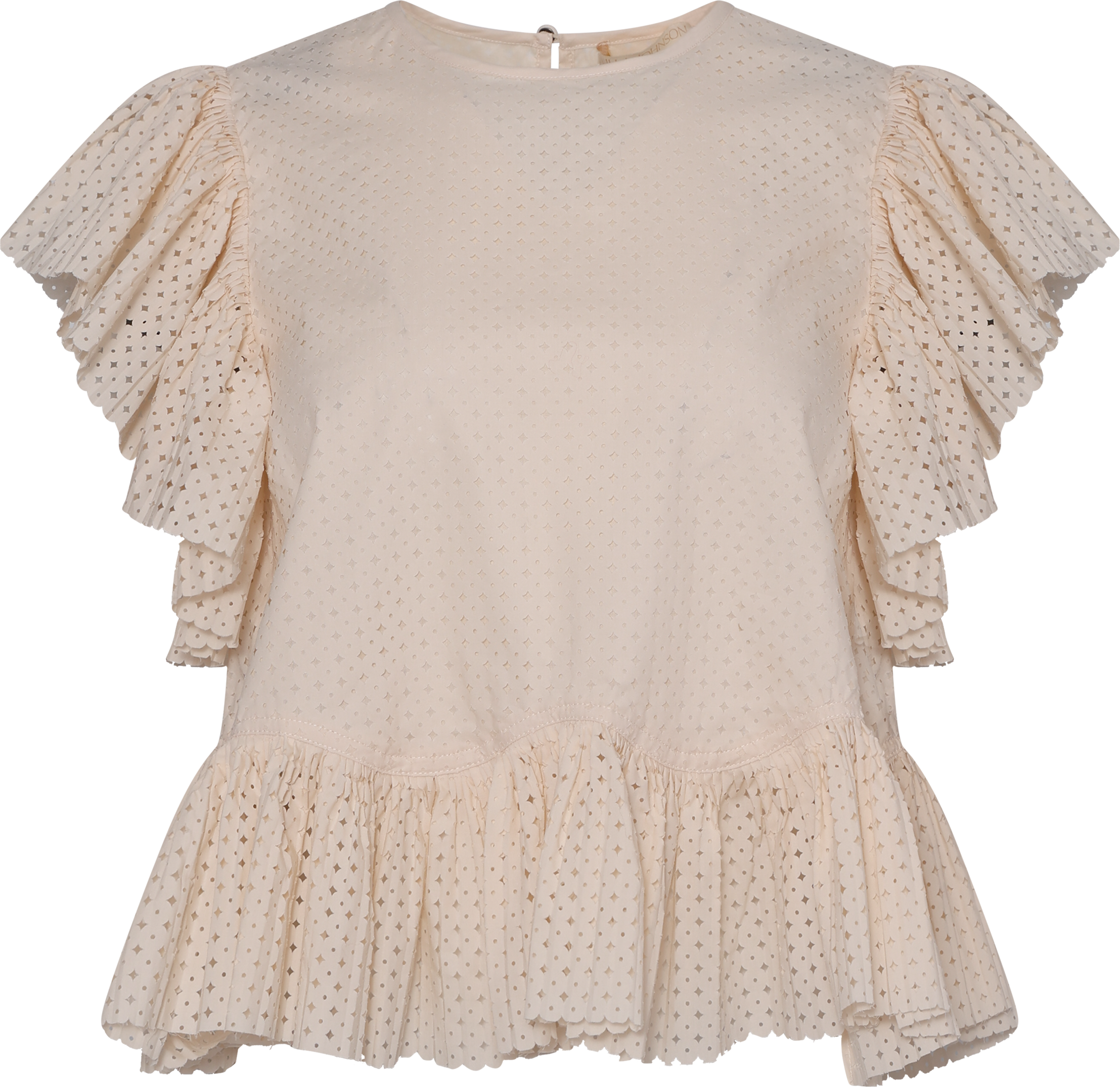 Veasna Flutter Sleeve Top - Cowrie