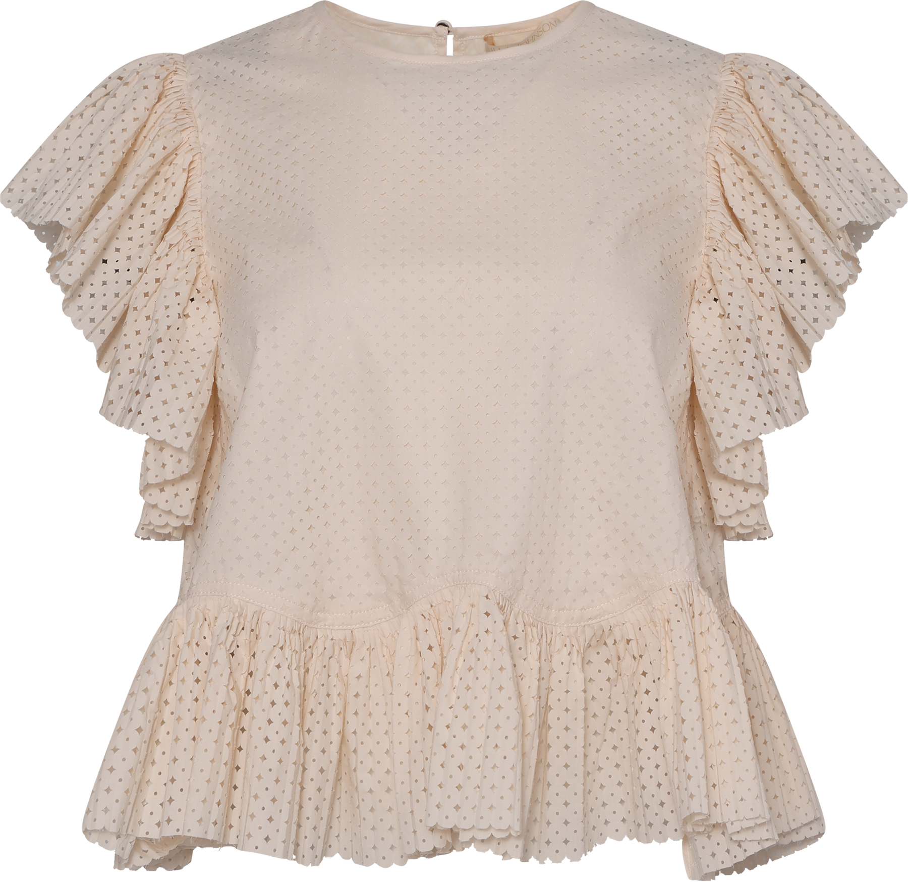 Veasna Flutter Sleeve Top - Cowrie